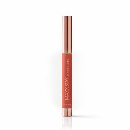Image of Hilary Rhoda Maxx Stay Non Transfer Lipstick | Matte Finish & Transfer-Proof | 16-Hour Stay | Creamy Finish & Smudge Proof | Crayon Lipstick - 1.5g (Chocolate Brownie - Shade 06)