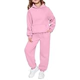 Sweat à capuche confortable et jogging pour un confort quotidien : cet ensemble de survêtement pour enfants comprend un sweat-shirt à capuche doux et un jogging assorti, fabriqué à partir de tissu sweat confortable. Parfait pour garder les enfants au chaud et à l'aise pendant le jeu, l'école ou la détente à la maison.