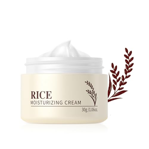 Rice Serum Moisturizing Cream for Face, 94.4% Fermented Rice Extr...