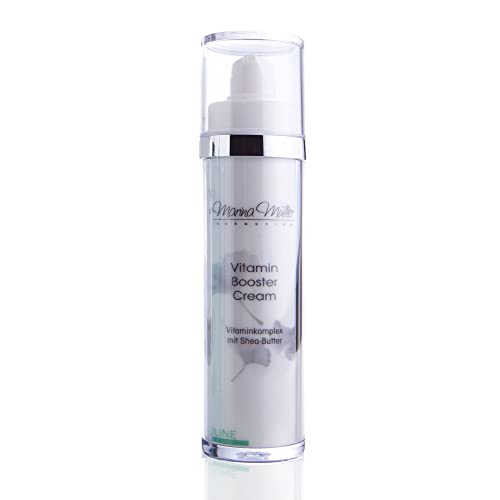 Vitamin Booster Cream wohltuende, angenehme Gesichtscreme zur intensiven Pflege von trockener, empfindlicher Frauen und Männer Gesichtshaut mindert falten und Rötungen. Kosmetik made in Germany Cover