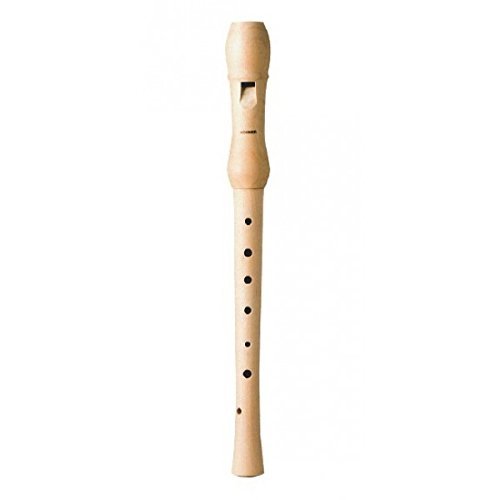 FLAUTA DULCE SOPRANO - Hohner (9531) (Madera Peral) (Alemana) (2 Piezas) Con Estuche Rigido Plastico