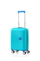 American Tourister Little Curio Suitcase, Teal/Blue, 47cm