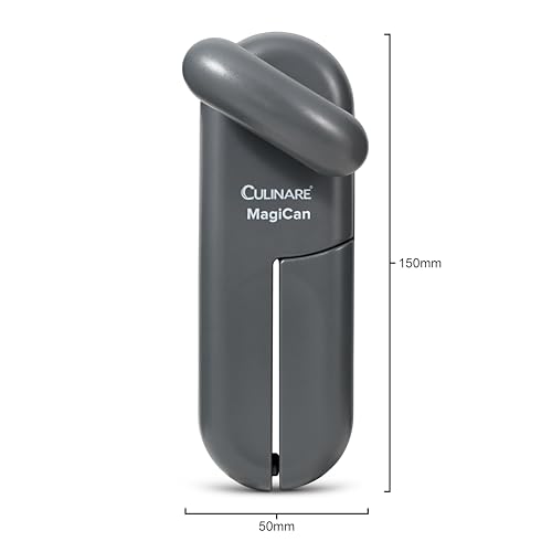 Culinare MagiCan Manual Tin Opener – Stainless Steel Cutting Wheel, Ergonomic Handle for Safe, Easy Can Opening – Lightweight, No Sharp Edges, Grey – Trusted Kitchen Essential by CULINARE - Used condition - Image 8