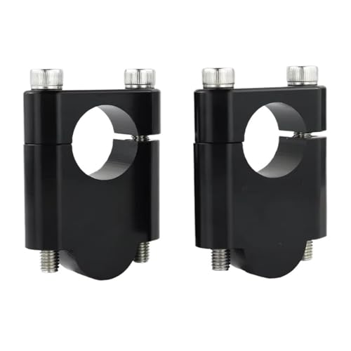 Rehausseur guidon moto aluminium noir 40mm pour pontet de fixation 22mm Vmax SR250