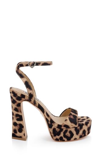 Badgley Mischka Caia Platform Sandal with Heart-Shaped Buckle3