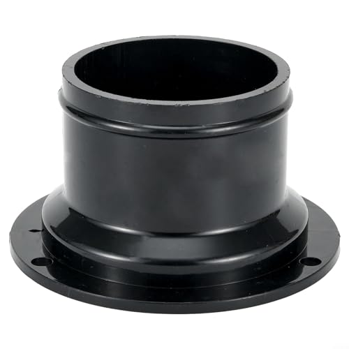 HPLIVE Hochfester ABS-Rohrflansch für Lüftungskanalsysteme (50 mm)