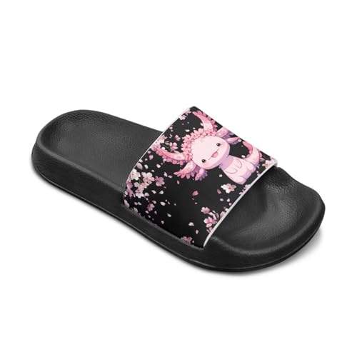 Image of Boy & Girls Slide Sandals Kids Shower Shoes Non Slip Summer Slippers Beach Sandals