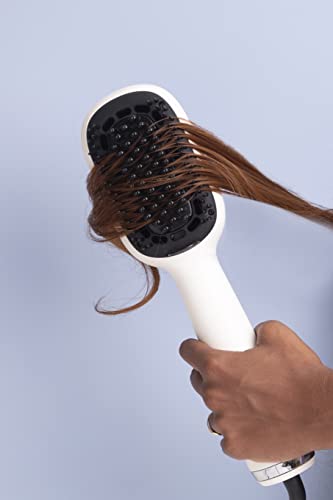 Instyler Maven Ceramic Hot Air Brush - Hair Drying Detangler Brush With Tourmaline Ceramic Heated Plates Straightens For Frizz-Free Hair - Fast & Easy Styling - Great For Long, Thick & Curly Hair #TOP5