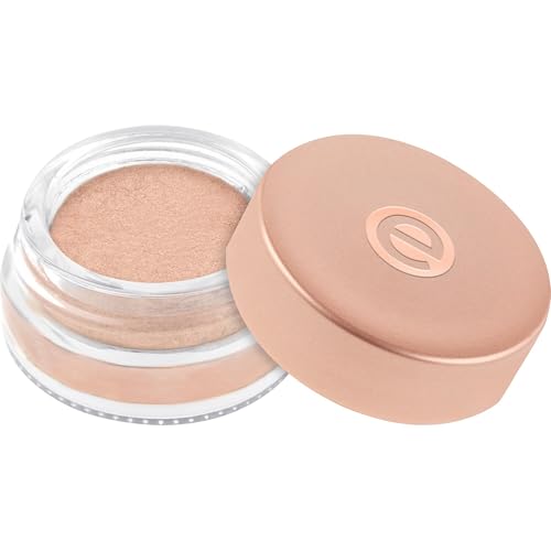 essence cream eyeshadow, Lidschatten, Nr. 02, Gold, langanhaltend, Expressergebnis, Wischfest, metallisch, vegan, Nanopartikel frei, ohne Parfüm, ölfrei, 1er Pack (5g)