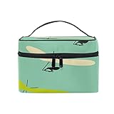 ✿ Gran capacidad: aproximadamente 9x6,5x6,2 pulgadas (23x17x16 cm), hay suficiente espacio para almacenar sus cosméticos y accesorios cosméticos.