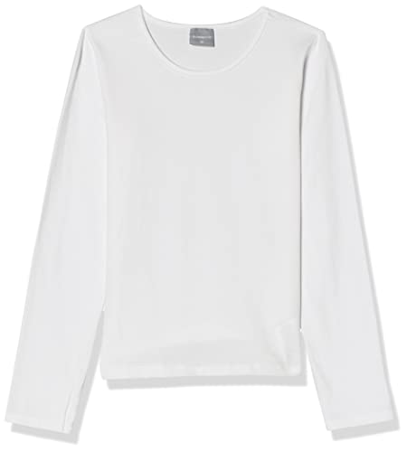 Blusa Básica Manga Longa Infantil Quimby, Branco, 10