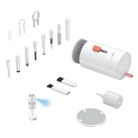 Tounee Tastatur Reinigungsset, 20 in 1 Screen Cleaner Kit Handy, Tastaturreiniger mit Bürste Keyboard Cleaner, Laptop Cleaner for Tablet, Computer, PC-Monitor, Kamera -Weiß – Ansicht 6