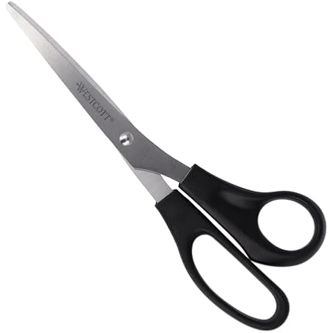Westcott 8” Office Scissors with Sharp Blade Cover