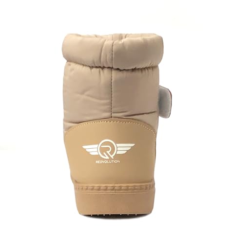Image of REDVOLUTION Kids Boots Toddler Girls Cute Butterfly Bow | PomPom PU leather Boot (Toddler /Small Kid)