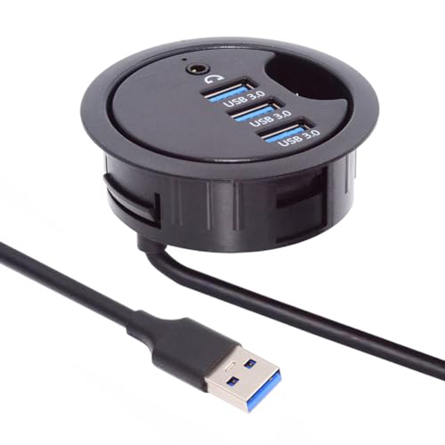 Station d'accueil USB 3.0 et audio pour un bureau gaming épuré
