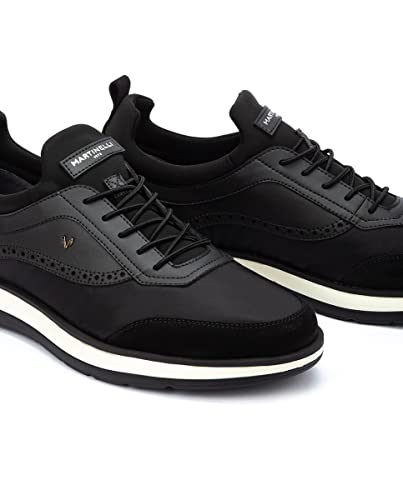 Baskets en cuir MARTINELLI Walden de qualité premium pour homme en taille 39 à 46