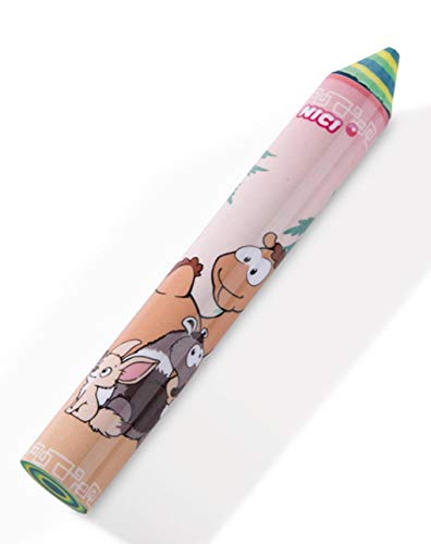 Goma de borrar NICI Wild Friends 2020 45272, l&aacute;piz borrador infantil de 13 cm