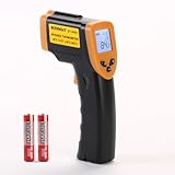 Rcfamliy Infrared Thermometer Laser Temperature Gun Digital IR Thermometer Temp Gun Heat Gun -58℉~1112℉ (-50℃-600℃) for Barbecue Cooking Food Making Pet Care Home&Office