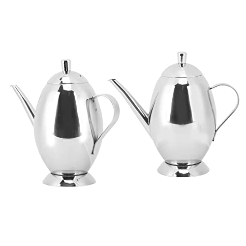 Olla de aceite de acero inoxidable 304 con acabado pulido elegante de 500ml 5