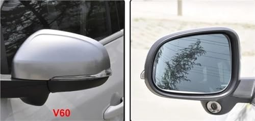 Espejo retrovisor lateral de coche soluciona el vaho en invierno para Volvo V60 5