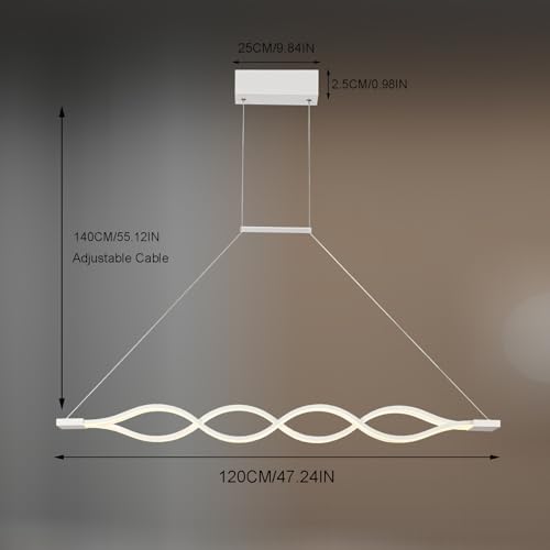 Éclairage de plafond pour cuisine restaurant et chambre wave - 6