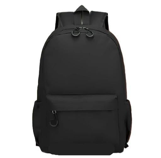 Waterproof Casual Backpack for Girls & Women Stylish Trendy School and College Bag 17" x 12" Durable Daily Use Black-picture-12