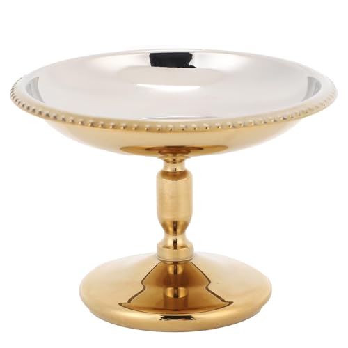 Taza de Helado de Metal Tazón de Postre Elegante para Ensaladas de Frutas Nueces Diseño Elegante Acero Inoxidable 304 Dorado 7.5x10x6cm