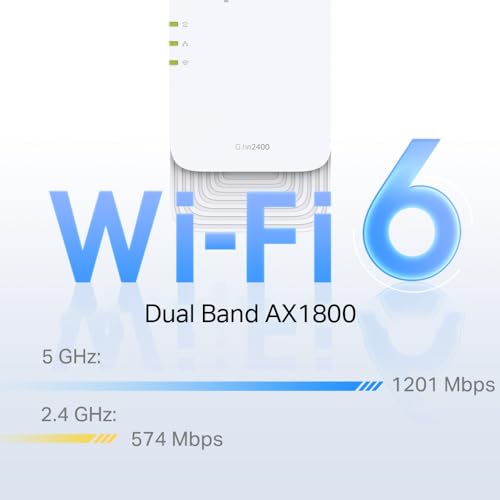 PGW2440 KIT Powerline Passante G.hn2400, AX1800Mbps WiFi 6, MIMO, 3 Porte Gigabit Ethernet, Presa di Alimentazione Extra, Plug&Play, EasyMesh, Powerline di Nuova Generazione Più Affidabile - Powerline - Immagine 3