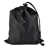 Comgooldool Bolsa de almacenamiento con cordón para el hogar, al aire libre y viajes, resistente al polvo, transpirable, bolsa organizadora de poliéster plegable y ahorra espacio, 20 x 25 cm, 30 x 35