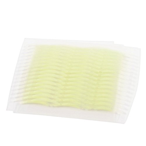 SODIAL(R)5 Sheets 120 Pairs Makeup Invisible Double Eyelid Tape Stickers 24mm x 2mm