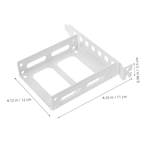 HOMSFOU Hard Drive Bracket Metal Pci Slot Mount Tray for SSD HDD Computer Rear Panel Installation Hard Drive Mount Bracket - Image 2