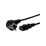 Farbe: Schwarz Walimex Netzkabel (4 m) mit Kaltgerätestecker