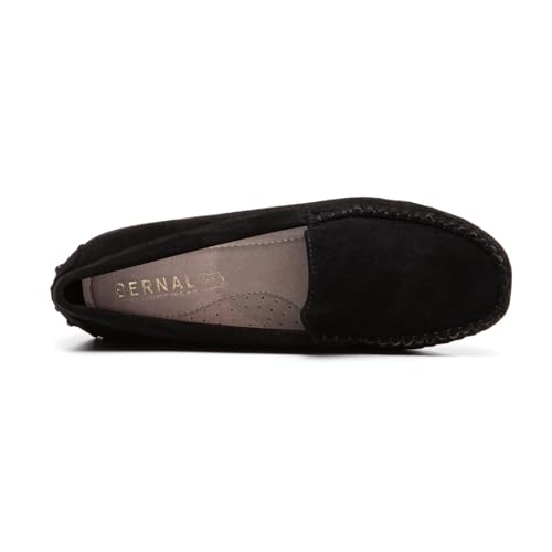 Image of Bernal Women's Non-Slip Penny Loafers - All-Day Comfort Flat Driving Shoes for Work Office & Casual Walking