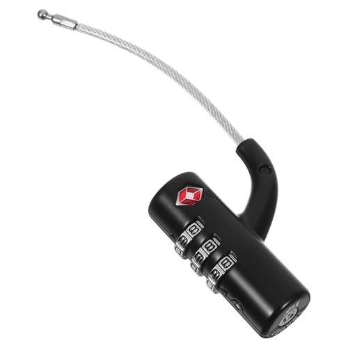 HEMOTON Candado de Cable con Combinación de Dígitos para Equipaje Tsa Resistente de Aleación de Zinc y Acero Reforzado para Viaje Casilleros de Gimnasio Maletas Mochilas Archivadores y