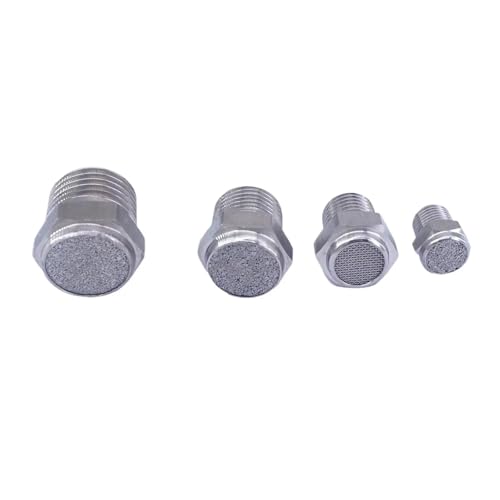 Silencieux pneumatique 3/4 inox pour compresseur et atelier propre