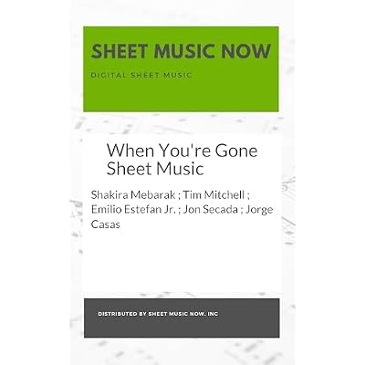 When You're Gone Sheet Music
