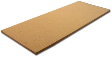 Cork Sheet: 12" Wide X 36" Long X 1" Thick, Single Sheet