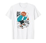 Halloween Kürbis Skateboard Doodle Funny Monster Creature T-Shirt