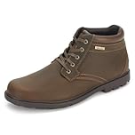 Rockport Men's Waterproof Storm Surge Toe Boot, Tan, 8 W (EE)