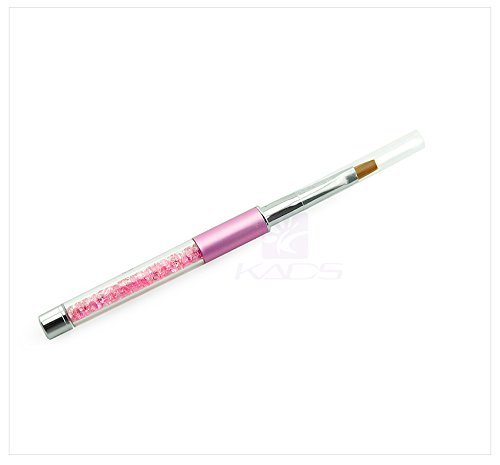 KADS Nail Art Gel Acryl Pinsel Set Carving Pen Brush Liquid Powder DIY No.4.6. (6#, Pink) – Bild 5