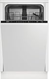 BDIS16030 - Lavastoviglie da Incasso 45 cm, Slim, 10 Coperti, a Scomparsa Totale, Classe energetica D