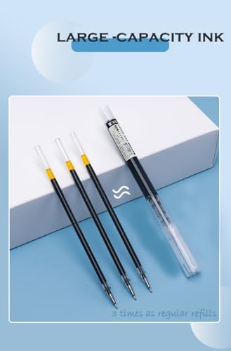 Generic LIQUID INK PEN 12 Colors Gel Ink Pens Rolling Ball Pens 0.5 Mm Fine Liquid Ink Rollerball Pens Quick Drying And Smooth Writing thumb #4