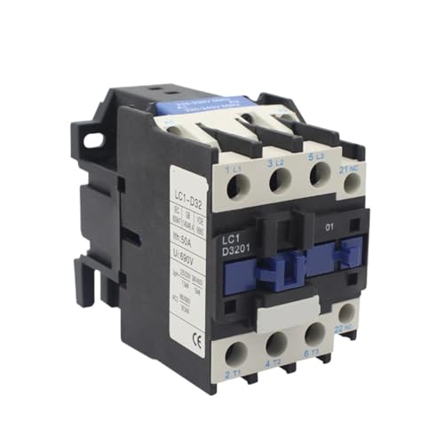 Contactor LC1-D32 de 32 amperios 220V para arranque de motor y conmutación CA 3