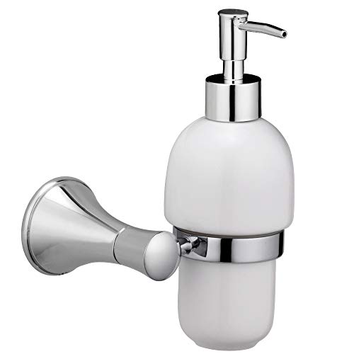 Image of ALTON AntiqueBlack-Chrome, Soap Dispenser, Wall Mounted