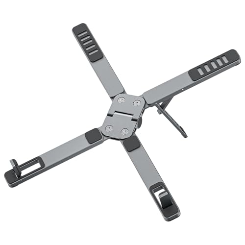 Soporte portátil plegable de aluminio para laptop hasta 17" miniatura 1