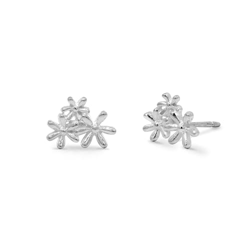 Boma Jewelry Sterling Silver Daisy Bunch Stud Earrings