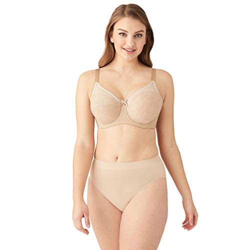 Image of Wacoal Women's Retro Chic Unlined Mesh Full Coverage Underwire Bra, 855186