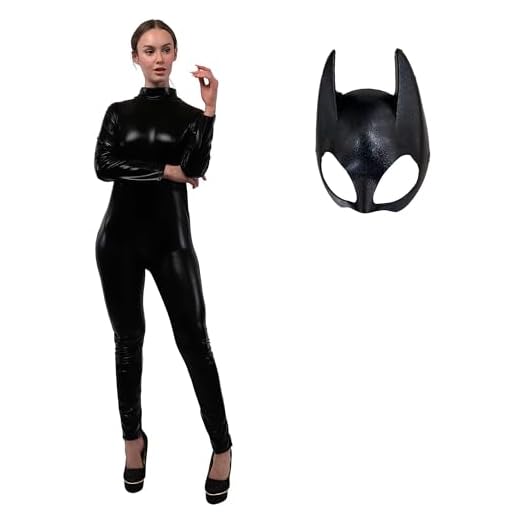 Disfraz Catwoman Mujer Niña, Disfraz Gato Gata Sexy Mono Ajustado+Mascara Catwoman, Disfraz Superheroina Dark Night Niña y Adulto (S, Modelo A Mono Brillo Adulto)