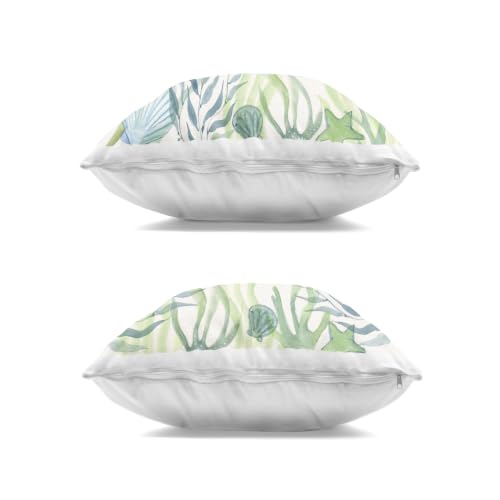 Image of Stupell Industries | Sea Life Beach Phrases, 18 x 18 Each