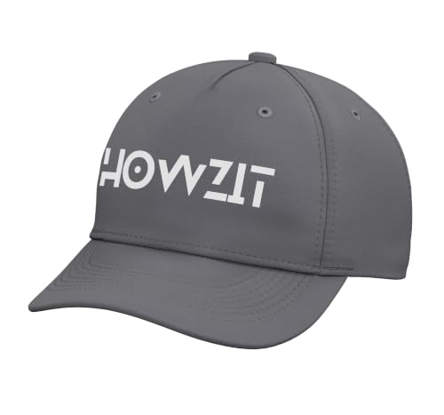 Howzit, South African, South Africa Adjustable Printed Baseball Hat, Slate Grey